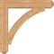 Ekena Millwork Thorton Craftsman Smooth Bracket w/ Offset Brace, Western Red Cedar, 7 1/2"W x 38"D x 38"H BKT0806X38X38THR04SWR - alternate 2